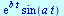 `*`(exp(`*`(b, `*`(t))), `*`(sin(`*`(a, `*`(t)))))